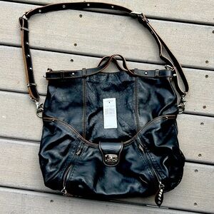 Taylor leather crossbody bag by orYANY